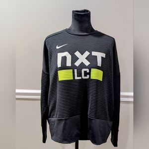 ☘️3/$33 Nike NXT LC Striped Graphic Sweatshirt Black Yellow ☘️ 3 for $33 ☘️